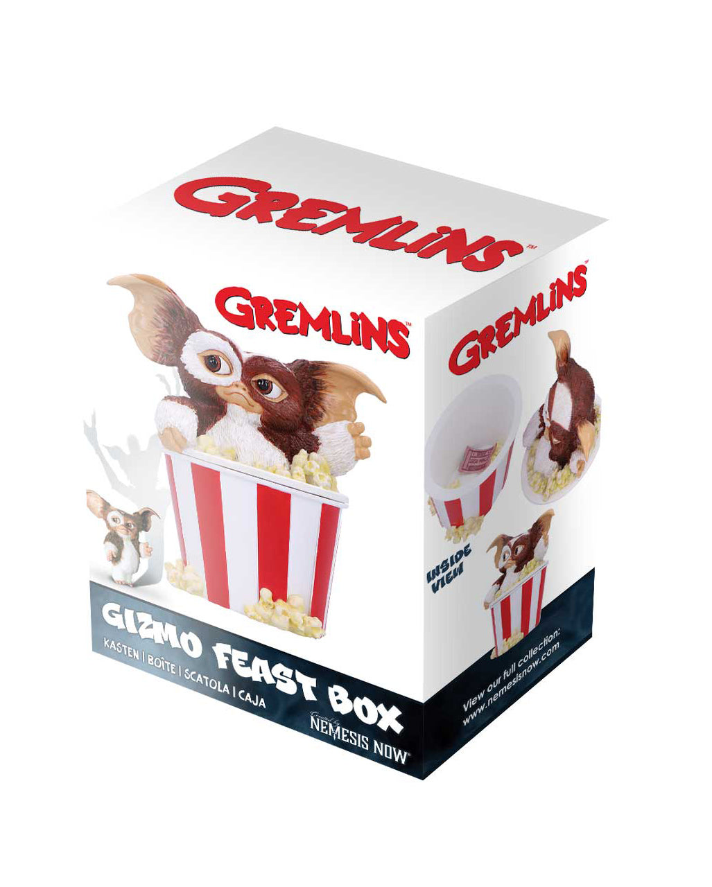 Gremlins Gizmo im Popcorn Becher 14,4 cm