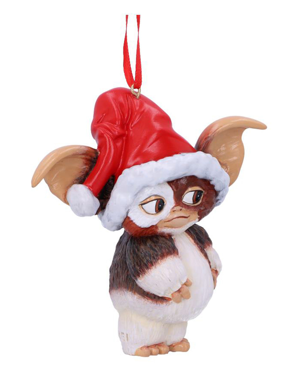 Gremlins Gizmo mit Nikolausmütze Christbaumkugel