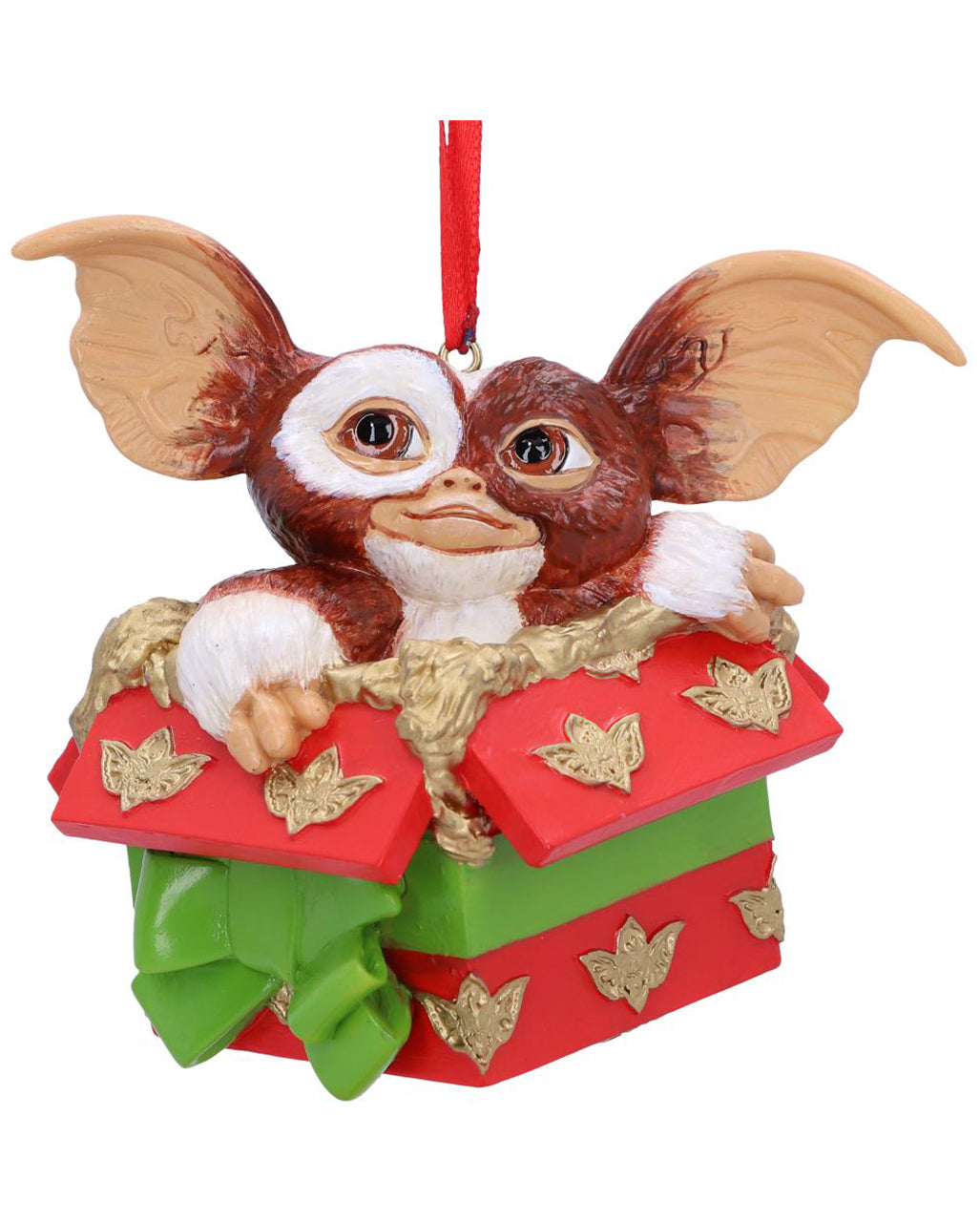 Gremlins Gizmo im Geschenkpaket als Christbaumkugel 10cm