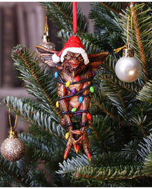 Gremlins Stripe in Lichterkette Christbaumkugel
