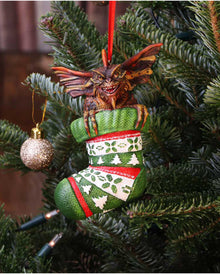 Gremlins im Weihnachtsstrumpf Christbaumkugel