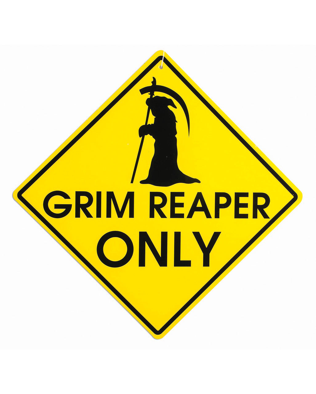 Grim Reaper Only Hinweisschild