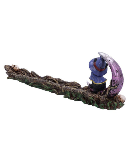 Hexenkatze mit Halbmond Räucherstäbchenhalter 29cm