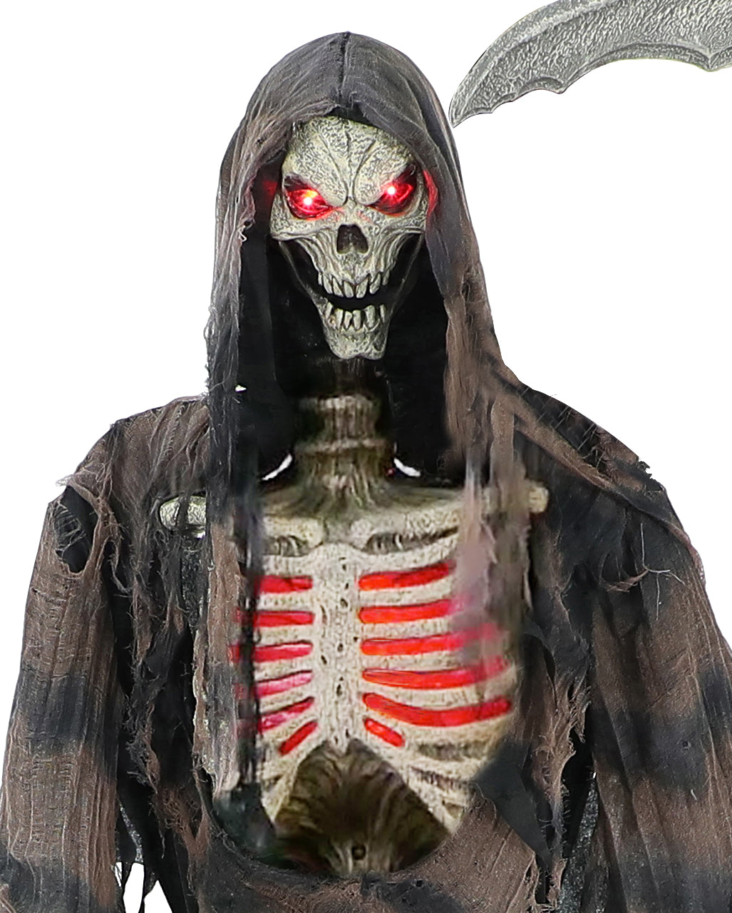 Grimmiger Sensenmann Halloween Animatronic 210cm