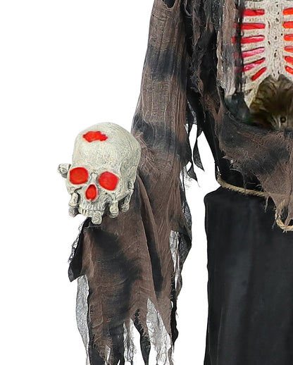 Grimmiger Sensenmann Halloween Animatronic 210cm
