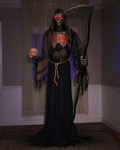 Grimmiger Sensenmann Halloween Animatronic 210cm
