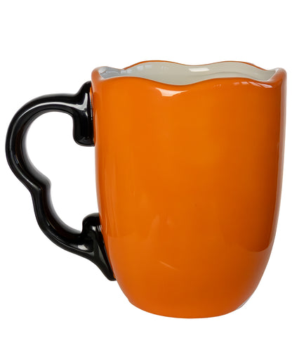 Große Halloween Tasse mit Spinne & Spinnweben 500ml