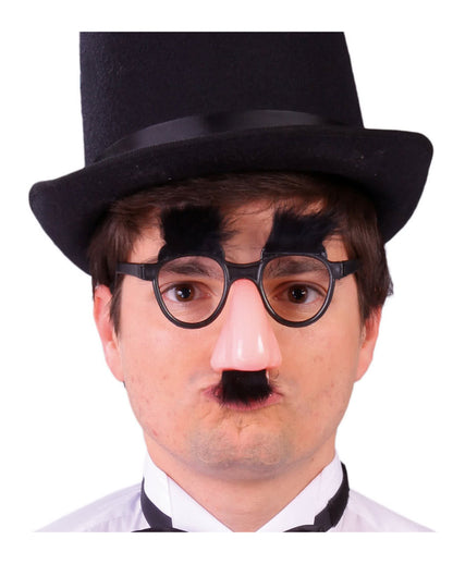 Joker Nose With Eyebrows And Glasses