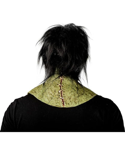 Green Frankenstein Monster Mask with Hair