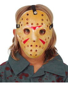 Hockey Maske für Kinder als Kostümzubehör