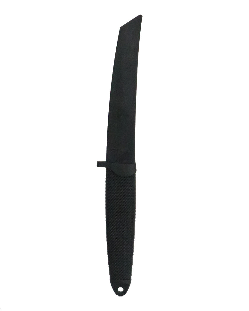 Gummi Dolch als Dekowaffe Schwarz