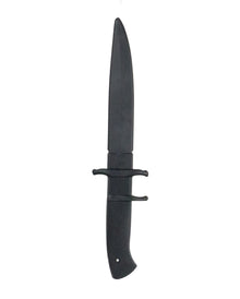 Schwarzes Trainingsmesser aus Latex 20,3 cm