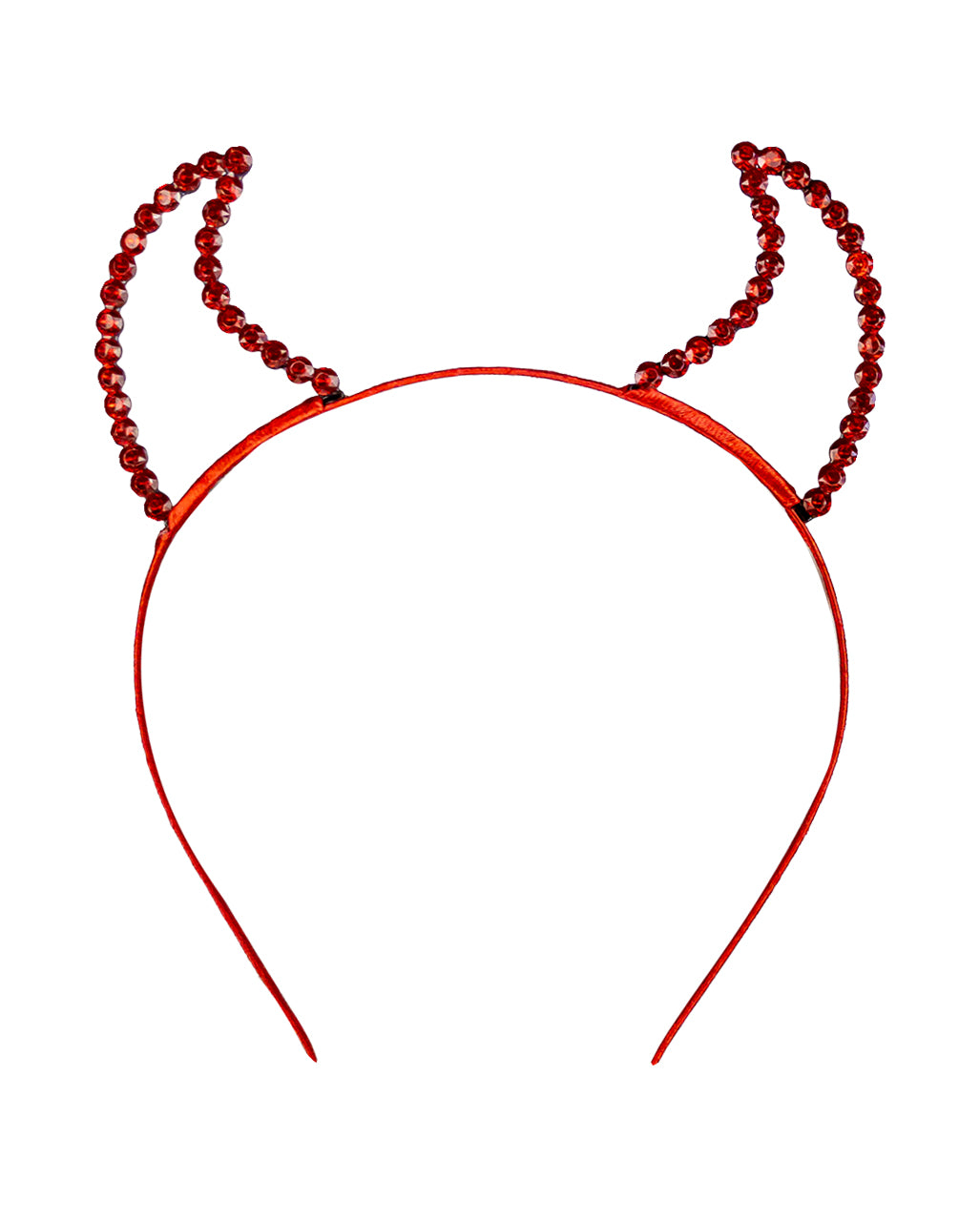 Devil Hairband With Glitter Stones