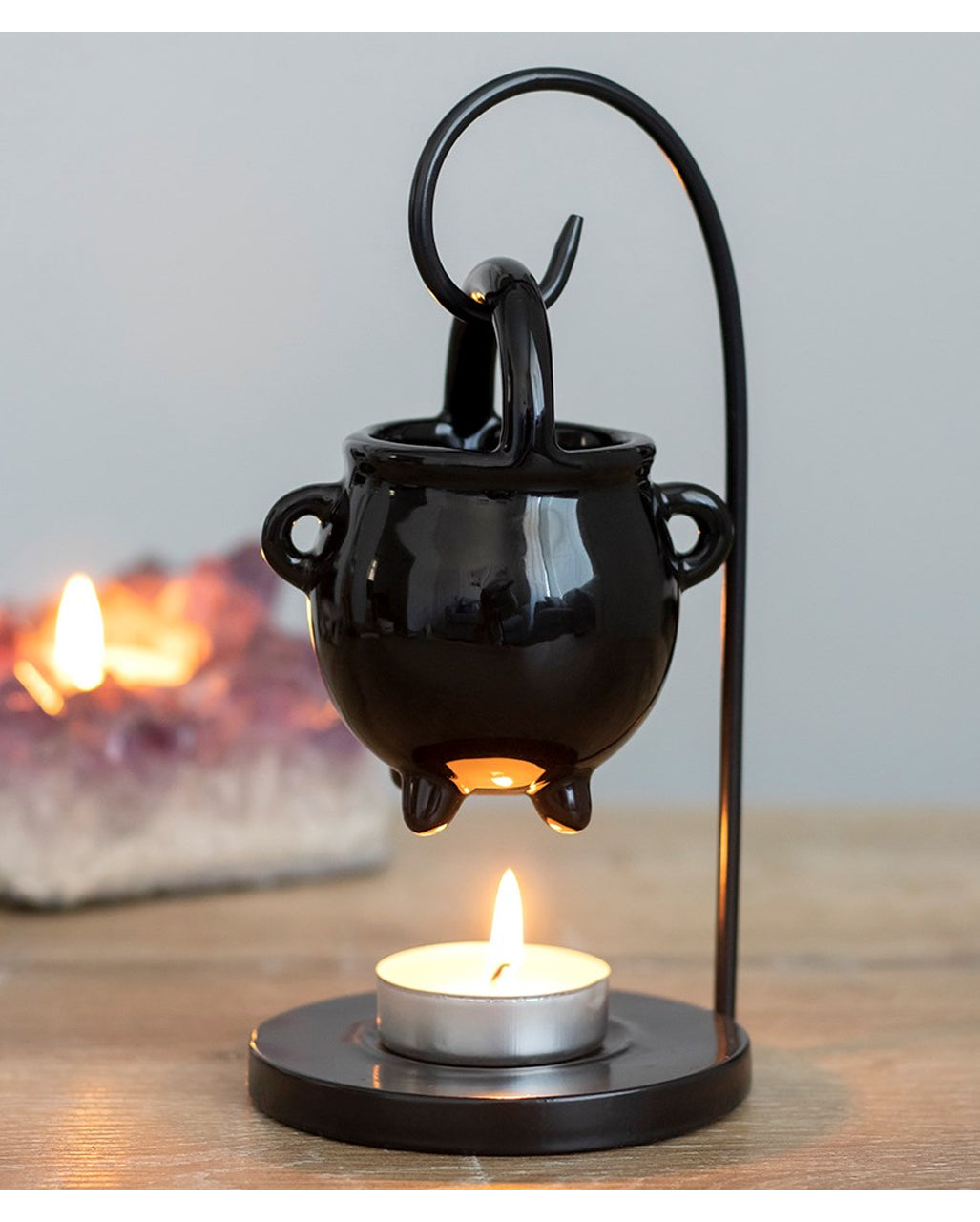 Hanging Witch Cauldron Scented Oil & Tealight Holder