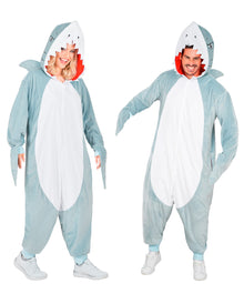 Haifisch Onesie Plüschkostüm