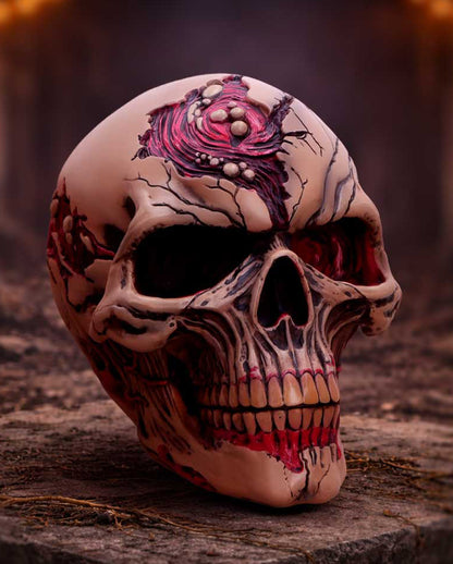 Hall Of Horrors: The Walker Of Death Skull, 15.5 Cm