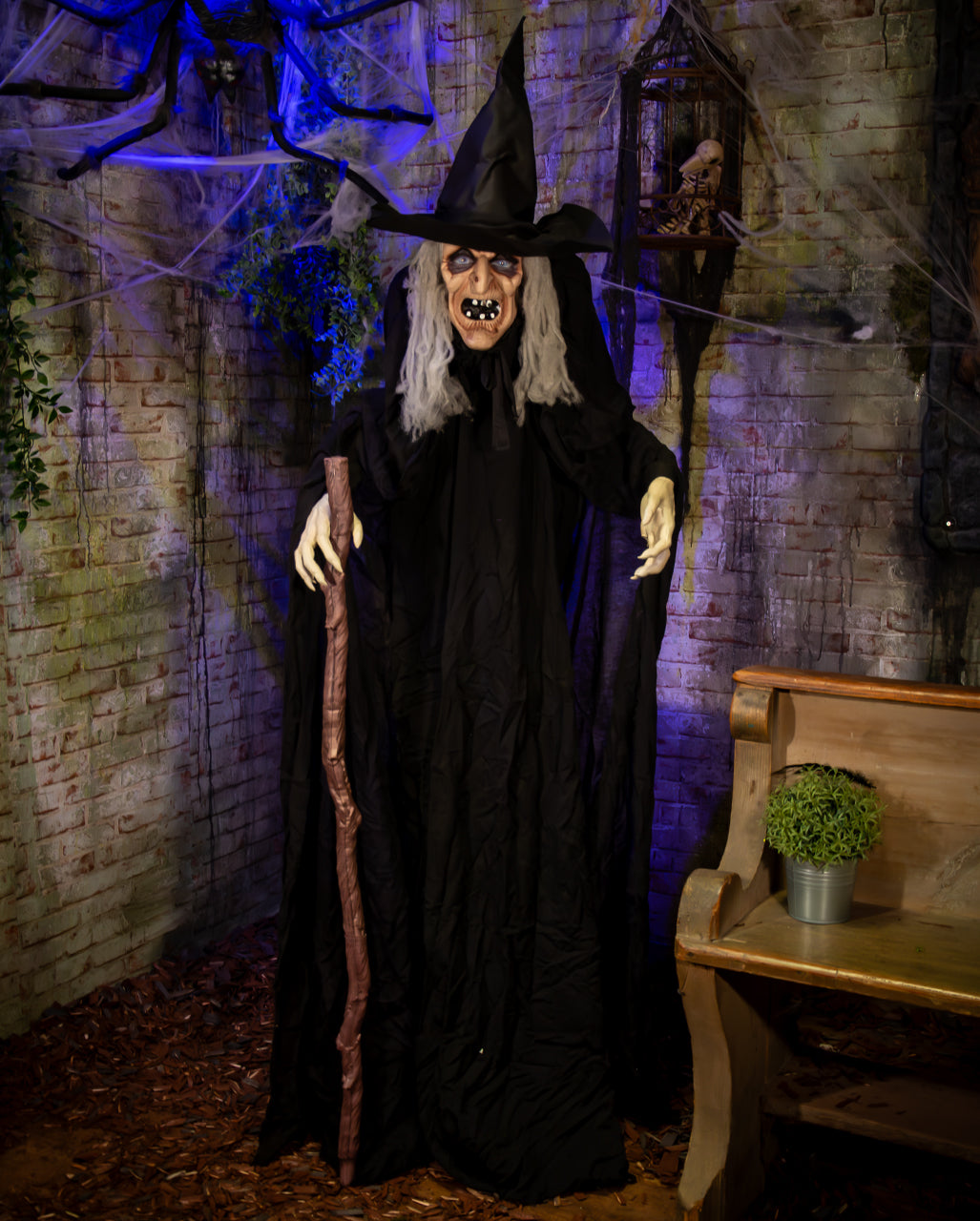 Halloween Figur Hexe Agatha 180cm