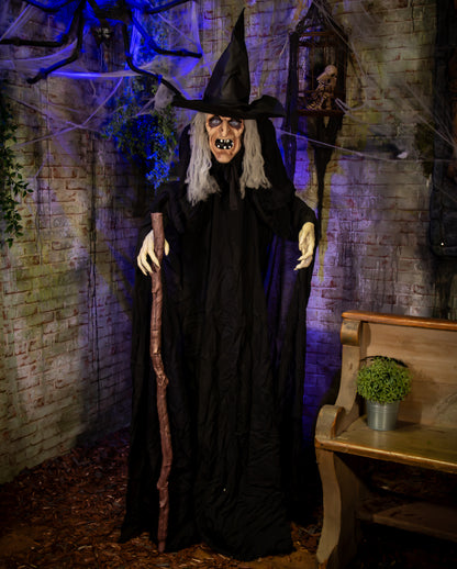 Halloween Figur Hexe Agatha 180cm