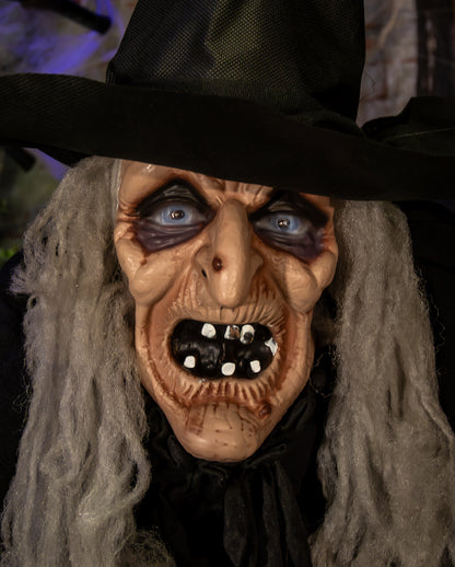 Halloween Figur Hexe Agatha 180cm