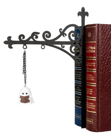 Bücherregal Lampe mit Halloween Geist & LED Beleuchtung 22,5 cm