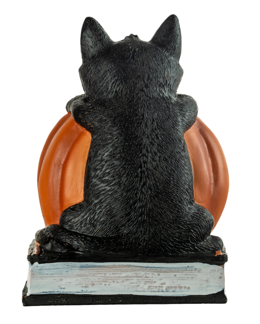 Kürbis & Katze als Halloween Countdown 18cm