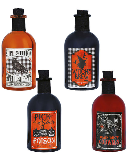 Halloween Decoration Poison Bottle 14cm 1 Pc.