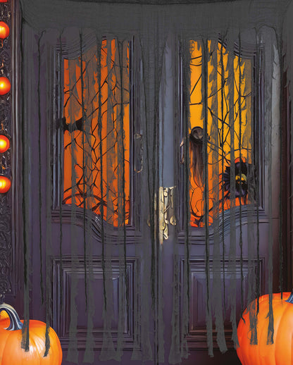 Fetzenvorhang Halloween Deko 150 x 190 cm