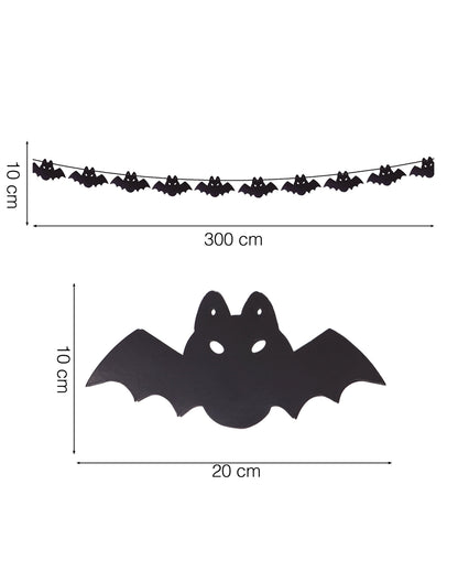 Halloween Fledermaus Girlande 3m