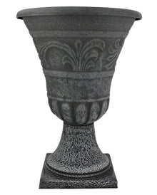 Halloween Friedhof Pflanzengefäß im Steindesign 54cm