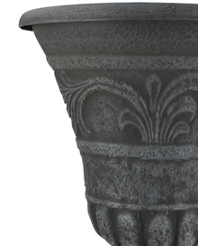 Halloween Friedhof Pflanzengefäß im Steindesign 54cm