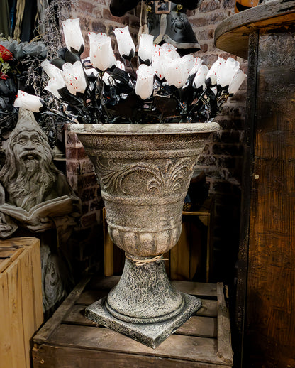 Halloween Stone Design Cemetery Plant Pot 54cm