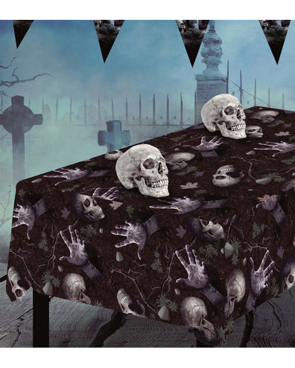 Tischdecke Halloween Friedhof