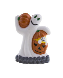 Halloween Kerze mit Geist 13,5cm