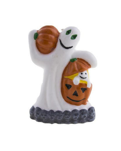 Halloween Kerze mit Geist 13,5cm