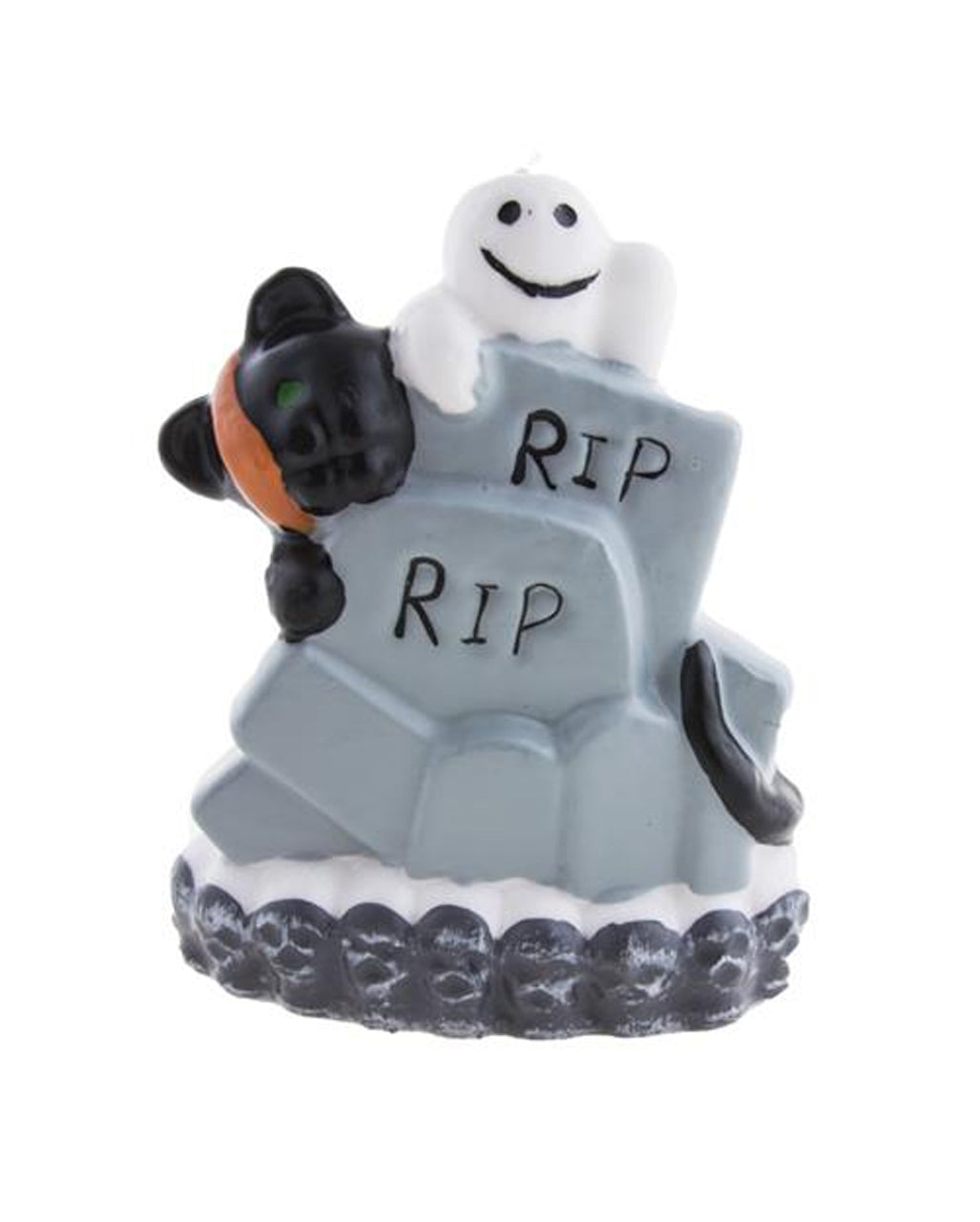 Halloween Kerze mit Geist 13,5cm