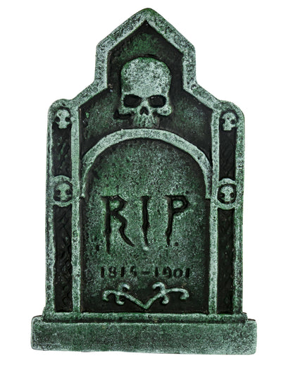 Halloween Gravestone 1816-1901 With Skull 53cm