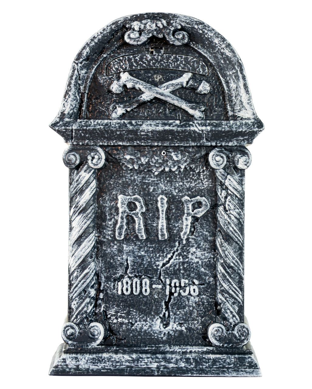 Halloween Grabstein mit Herausgreifender Skeletthand 43cm