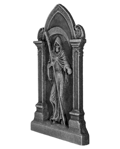 Halloween Grabstein mit Sensenmann 61cm