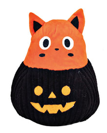 Halloween Hundespielzeug Kürbis & Katze