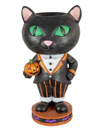 Bonbonschüssel Halloween Katze 72cm