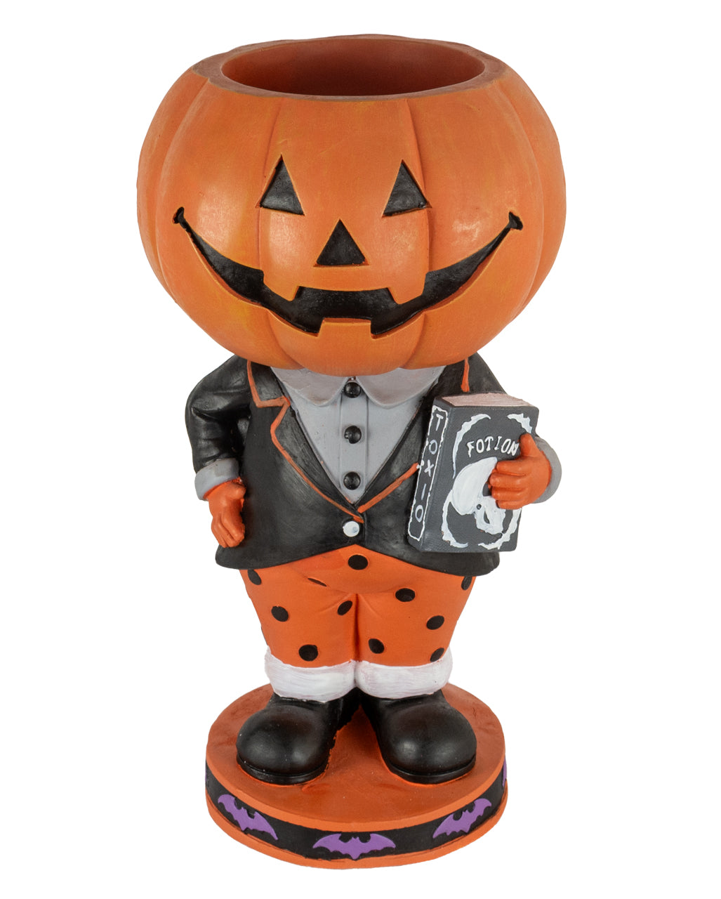Bonbonschüssel Halloween Kürbis Figur 68cm