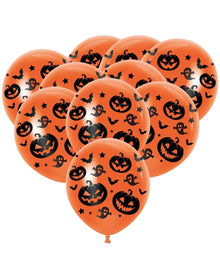 Halloween Kürbis & Geist Ballons 10 St.