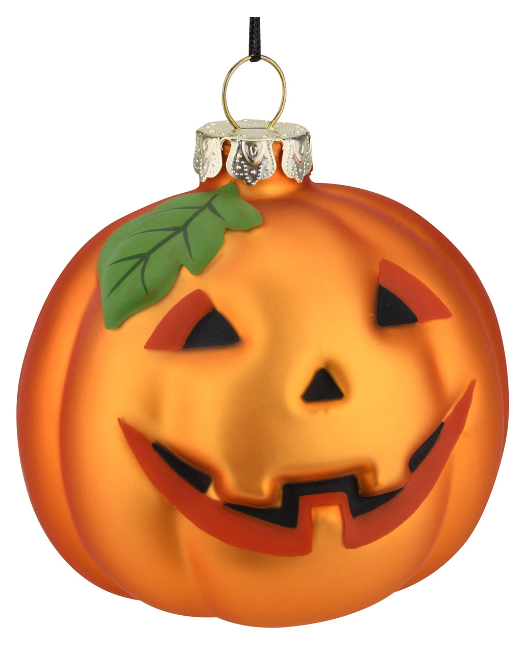 Halloween Jack O'Lantern Glas Christbaumkugel Ø7,6cm