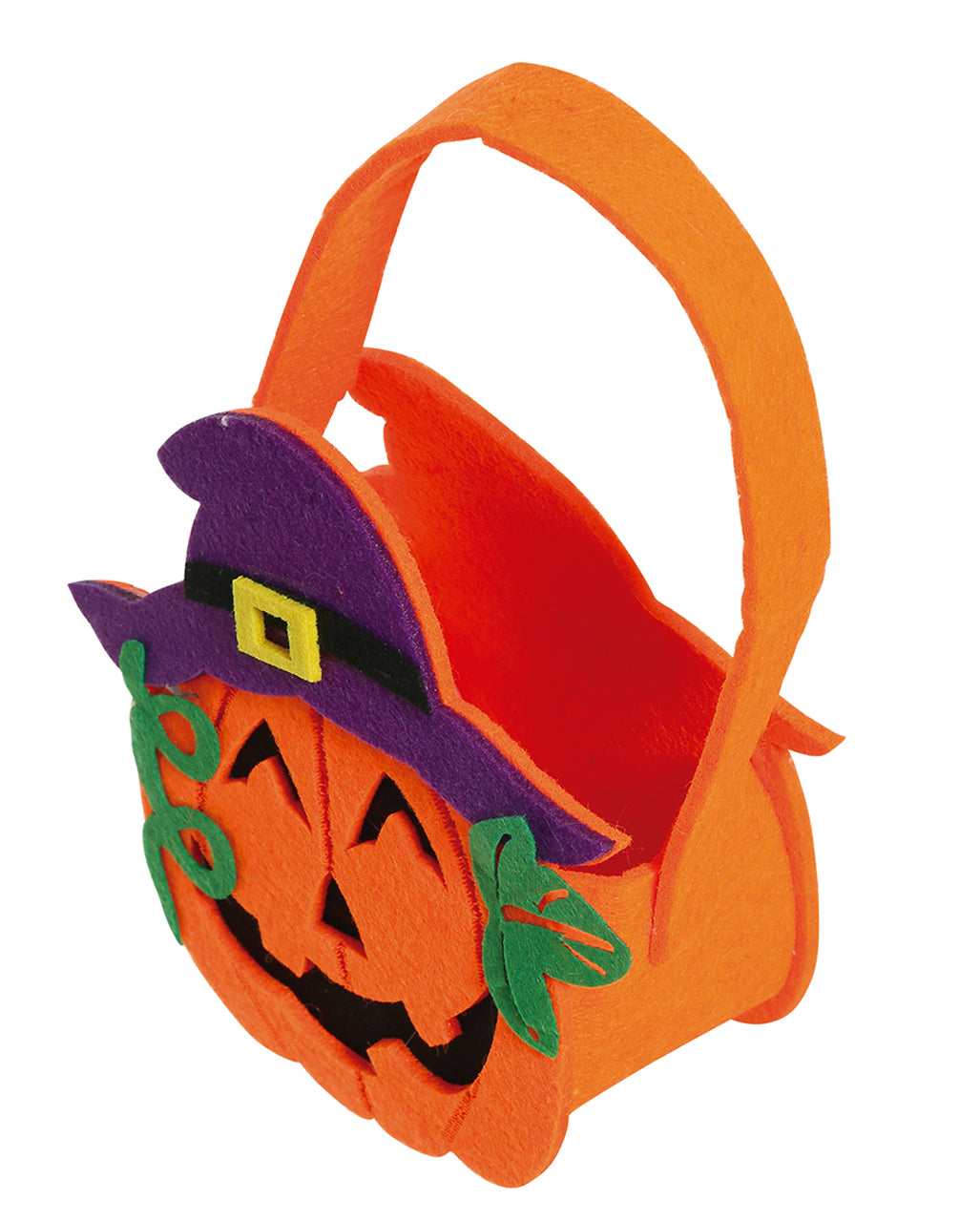 Halloween Pumpkin Witch Basket