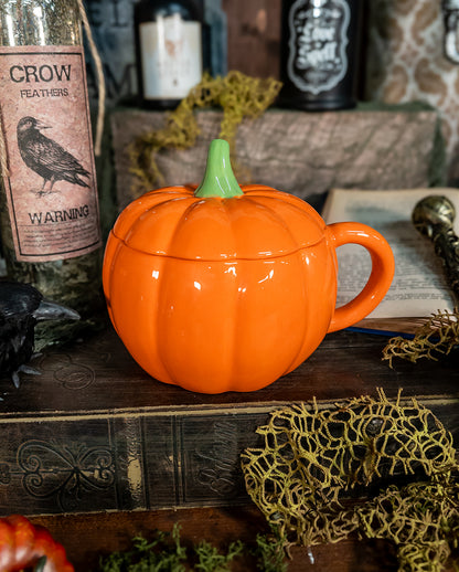 Halloween Pumpkin Tasse mit Deckel 500ml