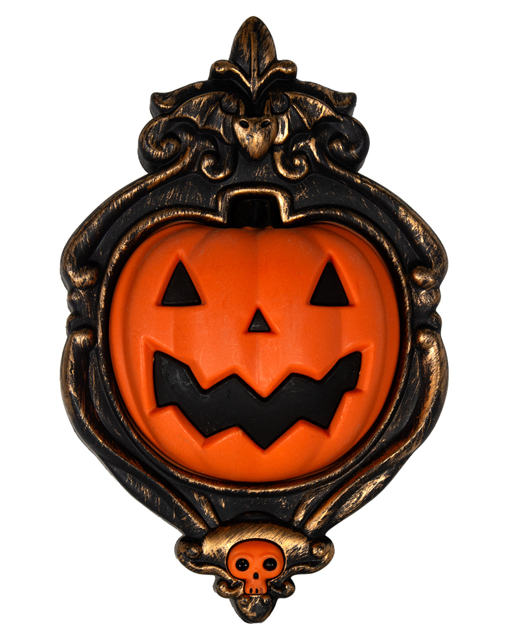 Halloween Kürbis Türglocke mit Licht & Sound 26cm