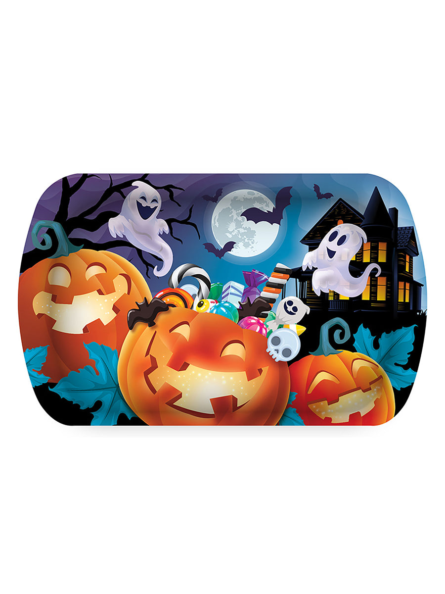 Halloween Geister & Kürbisse Tablett