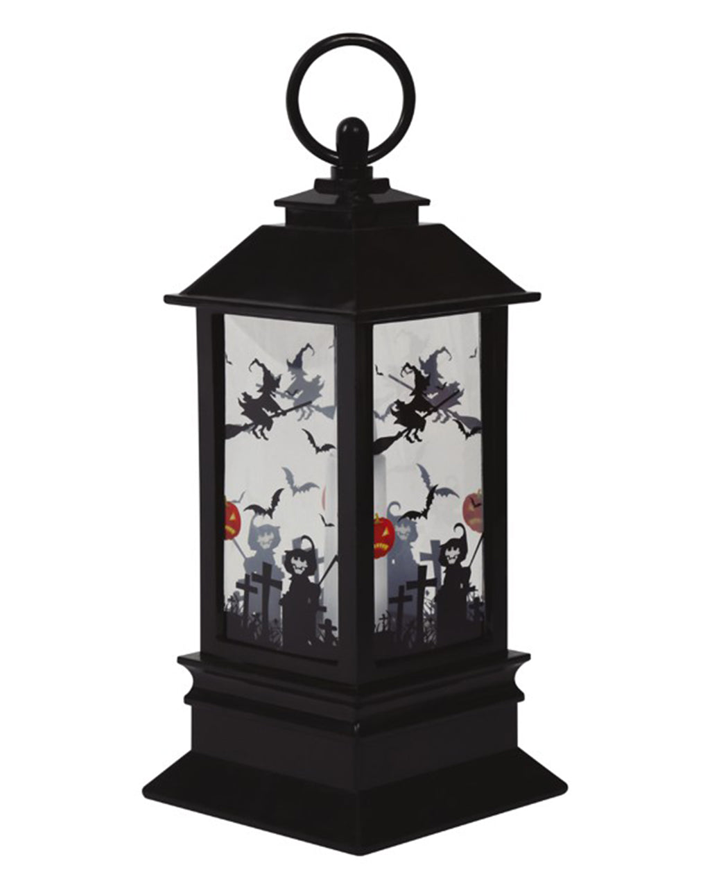 Halloween Lampe mit LED Kerze 18cm
