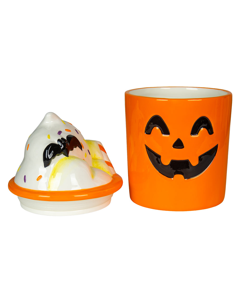 Halloween Milkshake Keksdose mit Sahnehaube Deckel 23cm