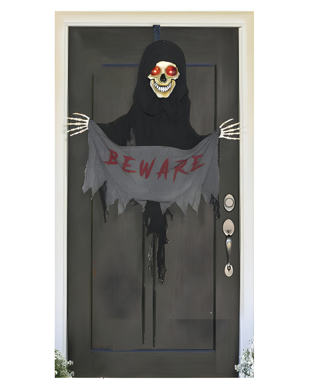 Grim Reaper Figur mit Bewegung als Türdekoration 135cm